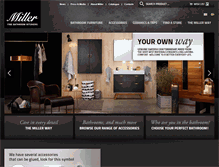 Tablet Screenshot of millerbathrooms.co.uk